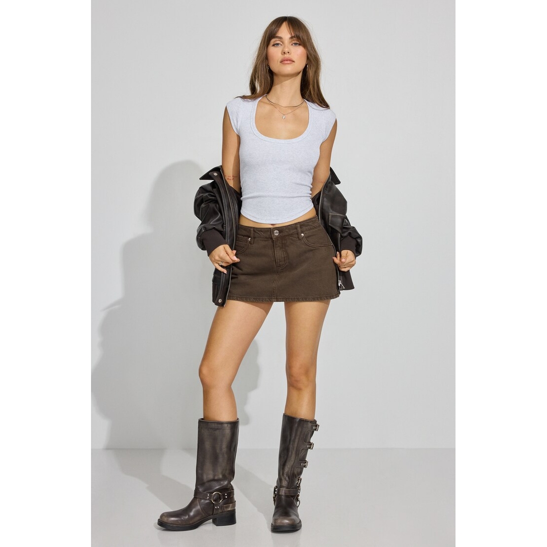 Garage Twill Micro Skort