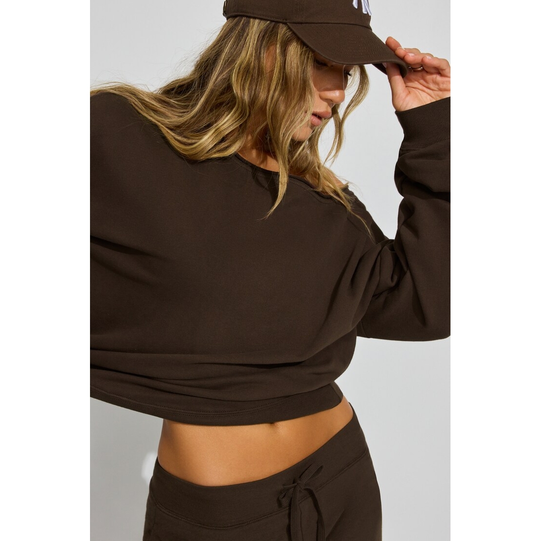 Garage SoftTerry™ Off Shoulder Sweatshirt