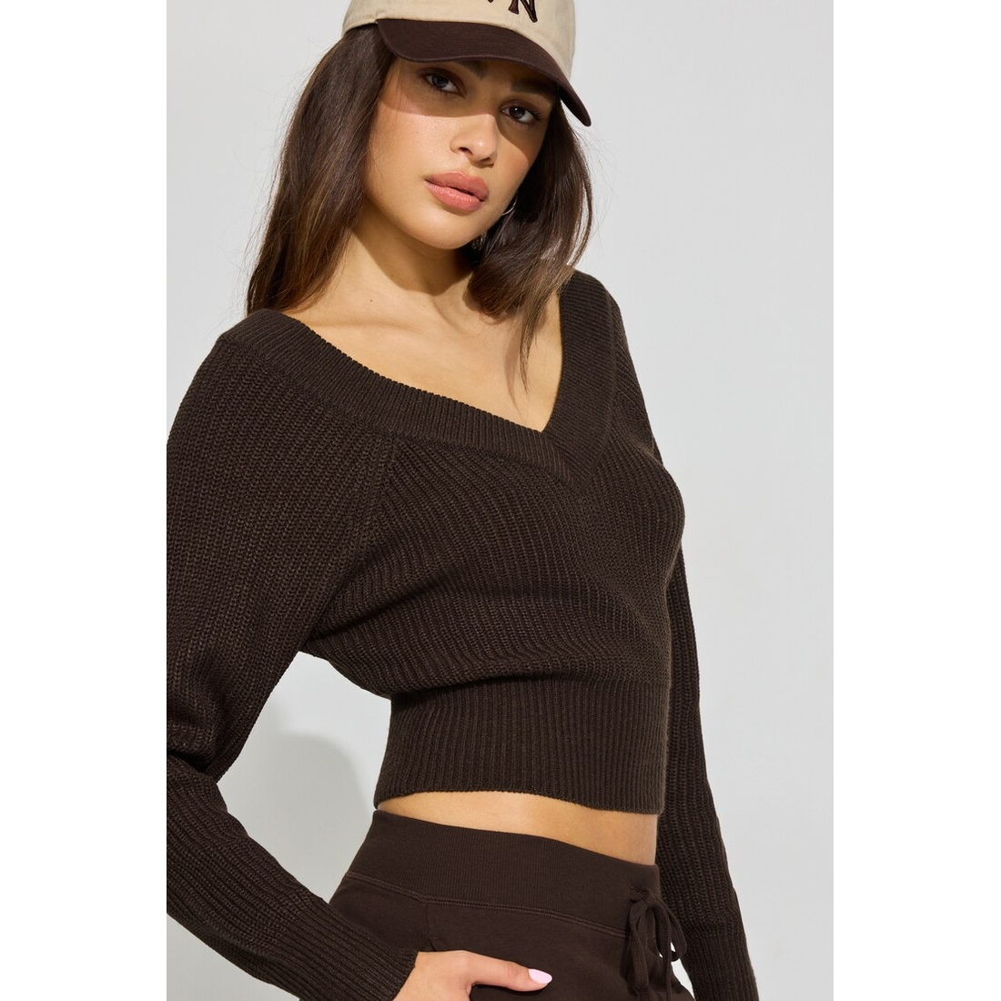 Garage Rylie Supersoft V-Neck Top
