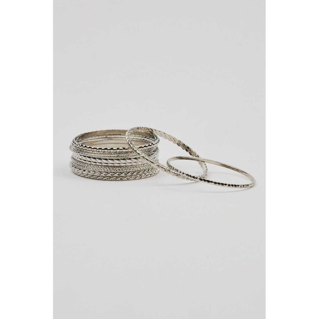 Garage Set of 11 Textured Bangles