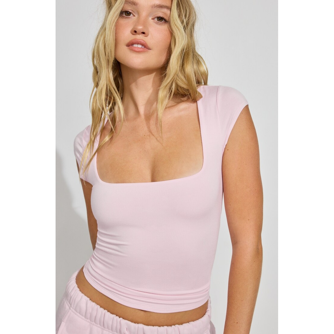 Garage Smooth Open Neck Tee