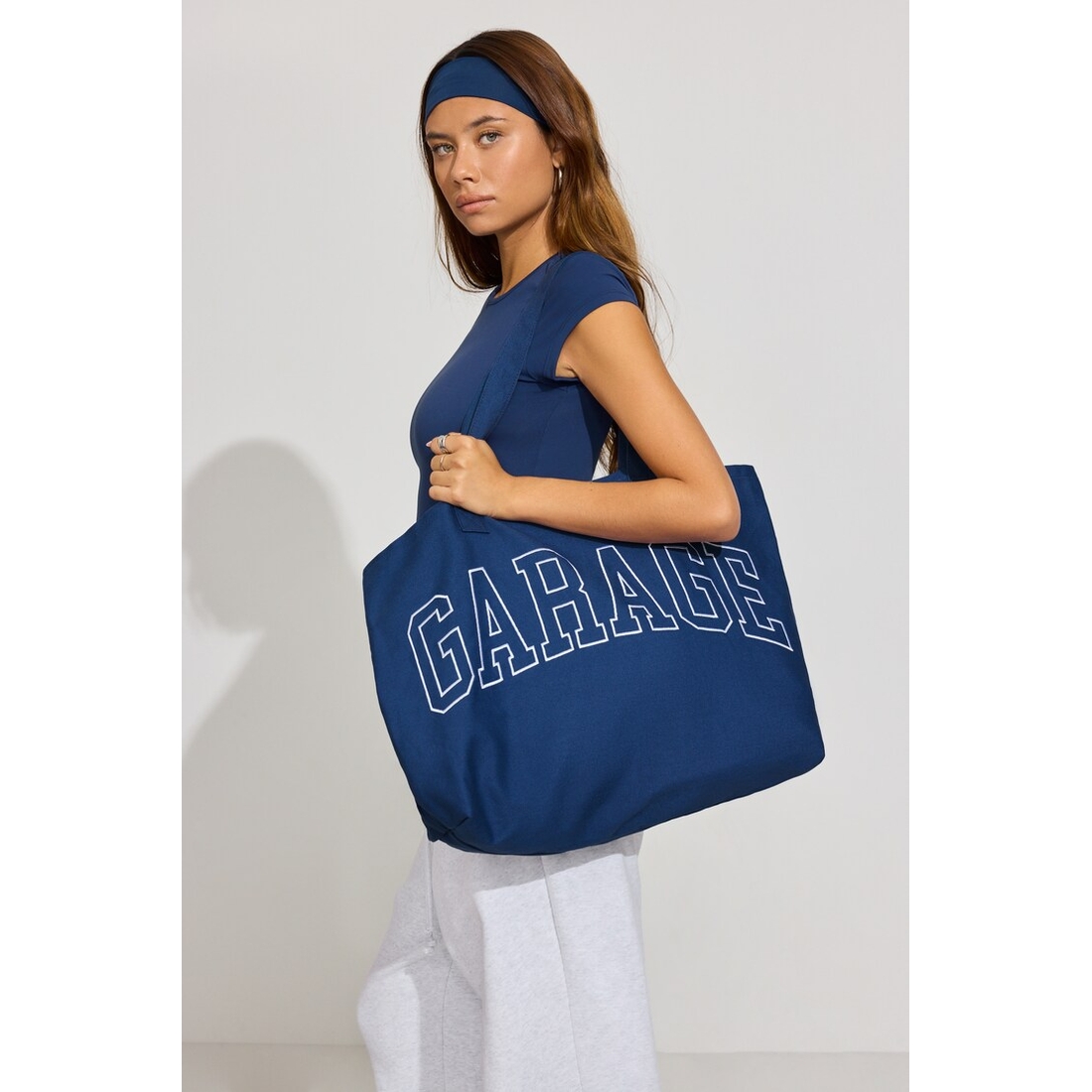 Garage Branded Solid Base Tote Bag