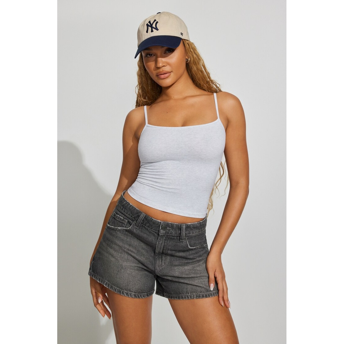 Garage Denim Relaxed A-Line Shorts