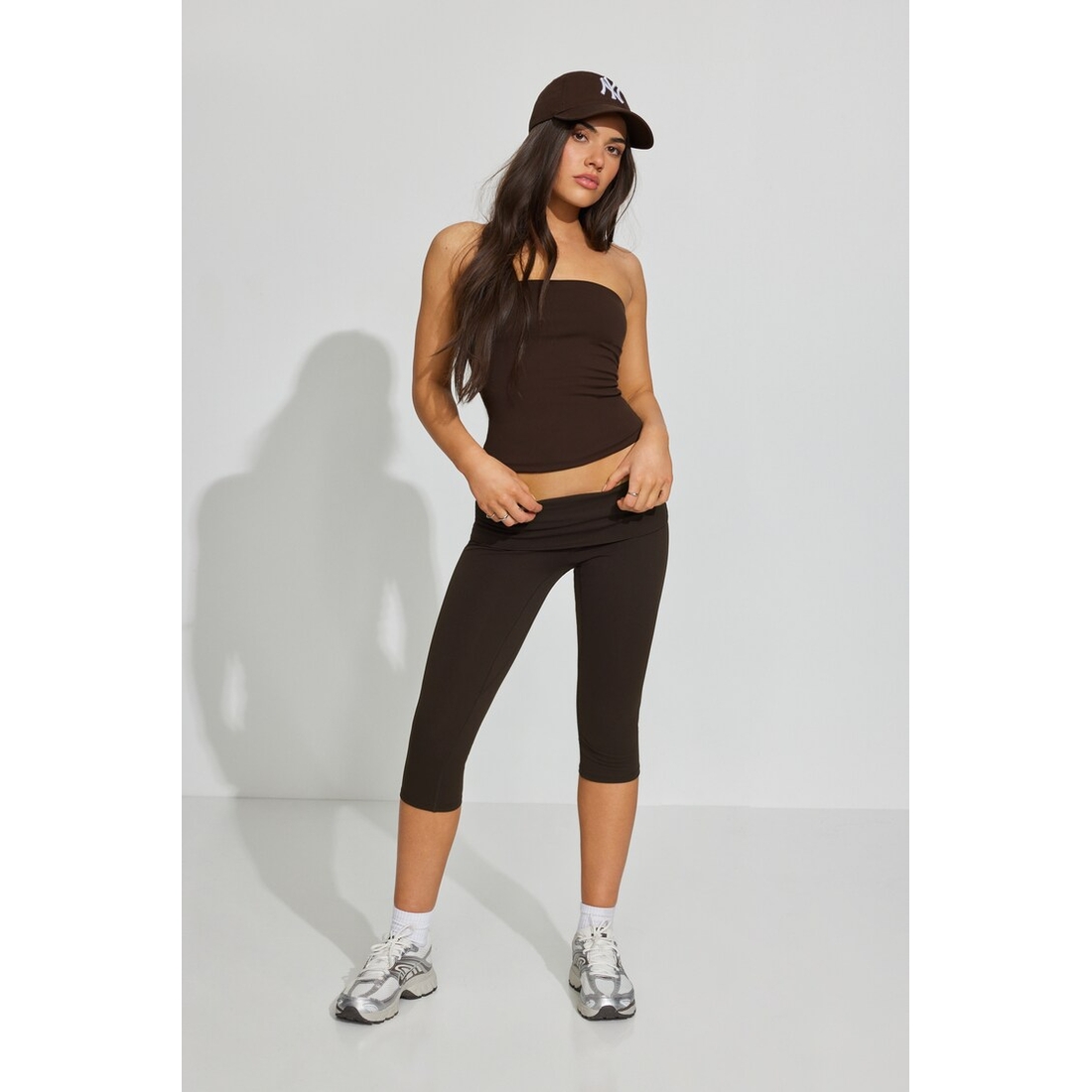 Garage Active Foldover Capris
