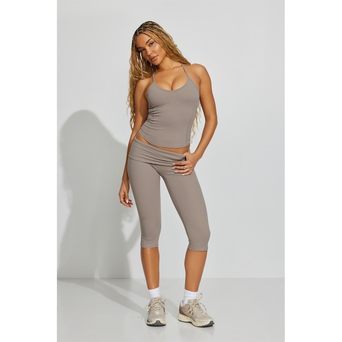 Garage Active Foldover Capris