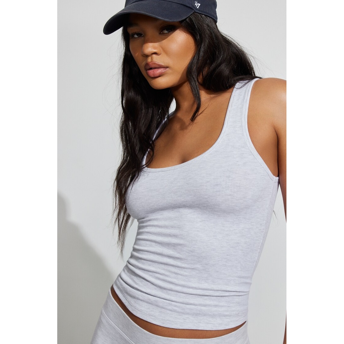 Garage SnatchRib Scoop Tank Top