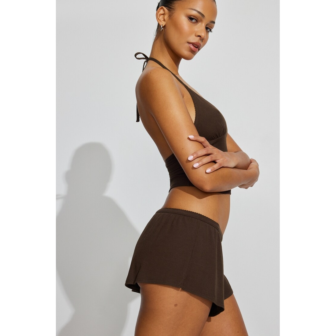 Garage Mini Ribbed Shorts