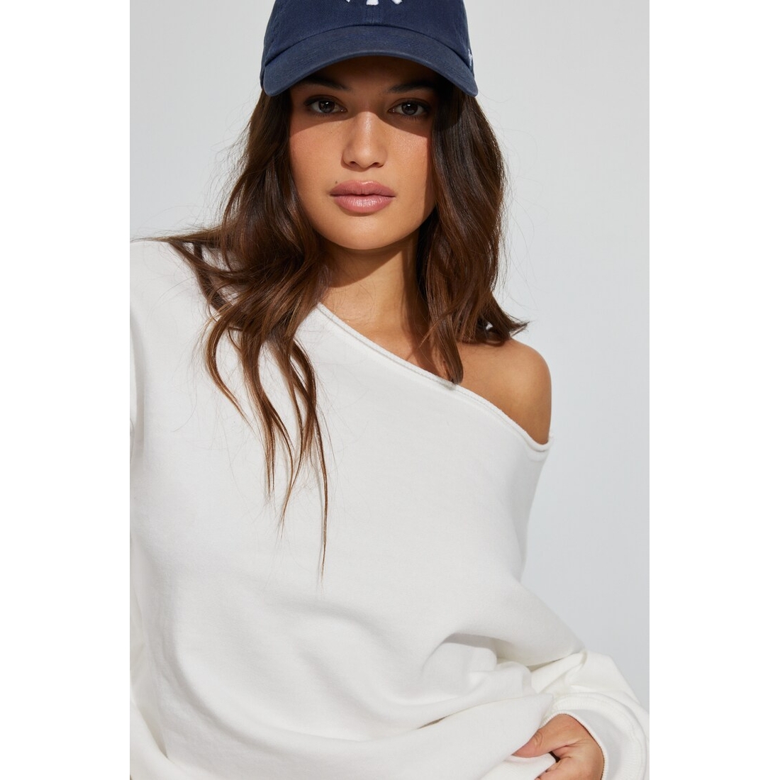 Garage SoftTerry™ Off Shoulder Sweatshirt