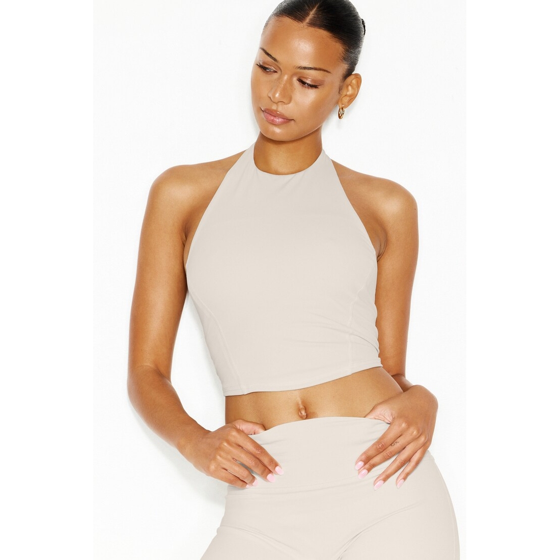 Garage Active High Neck Tank Top