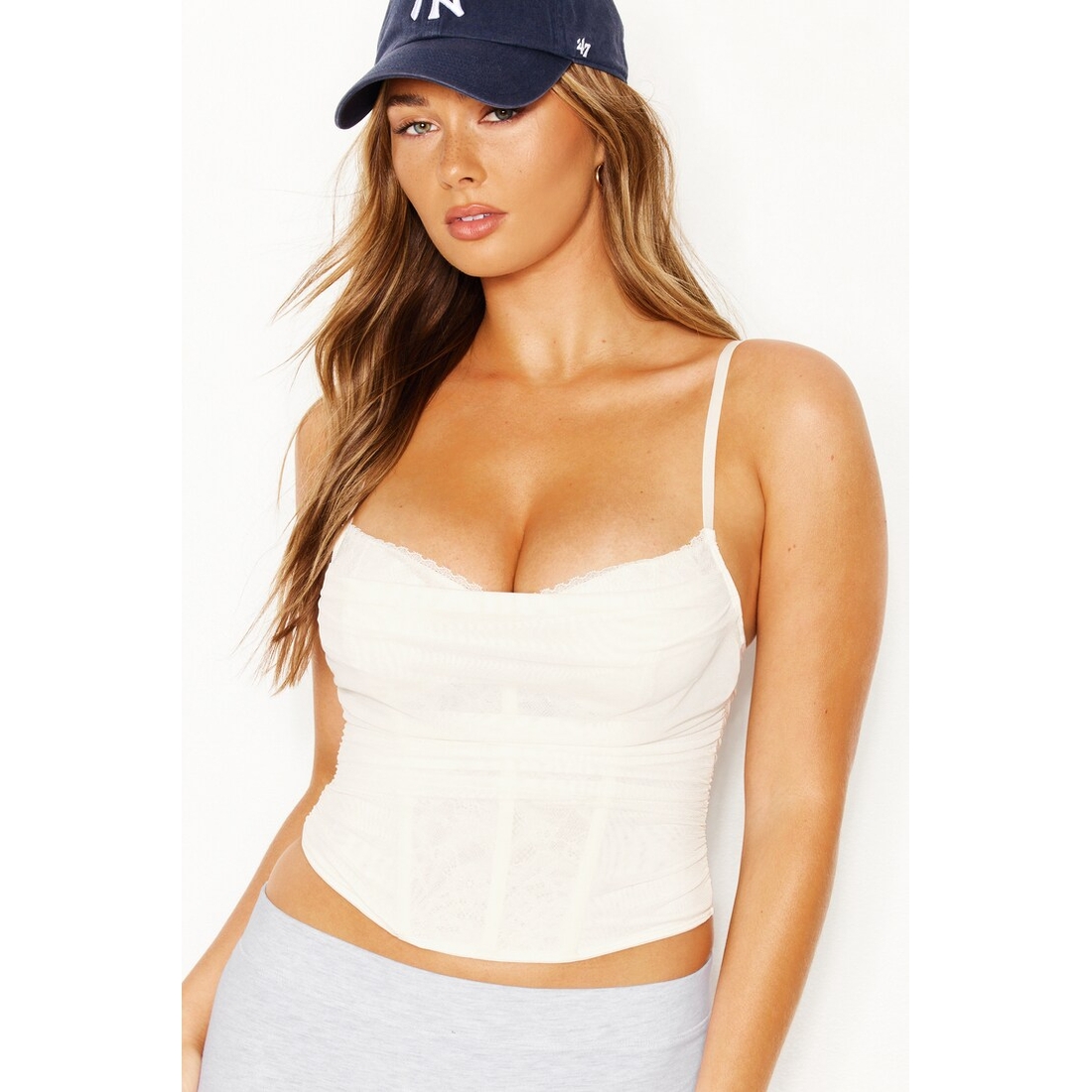 Garage Ally Mesh Peekaboo Bustier