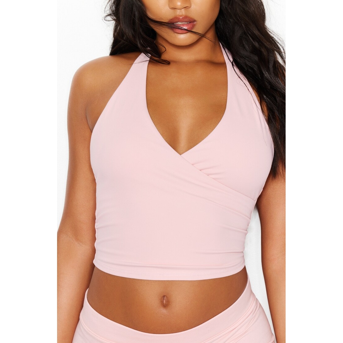 Garage Active Wrap Halter Top