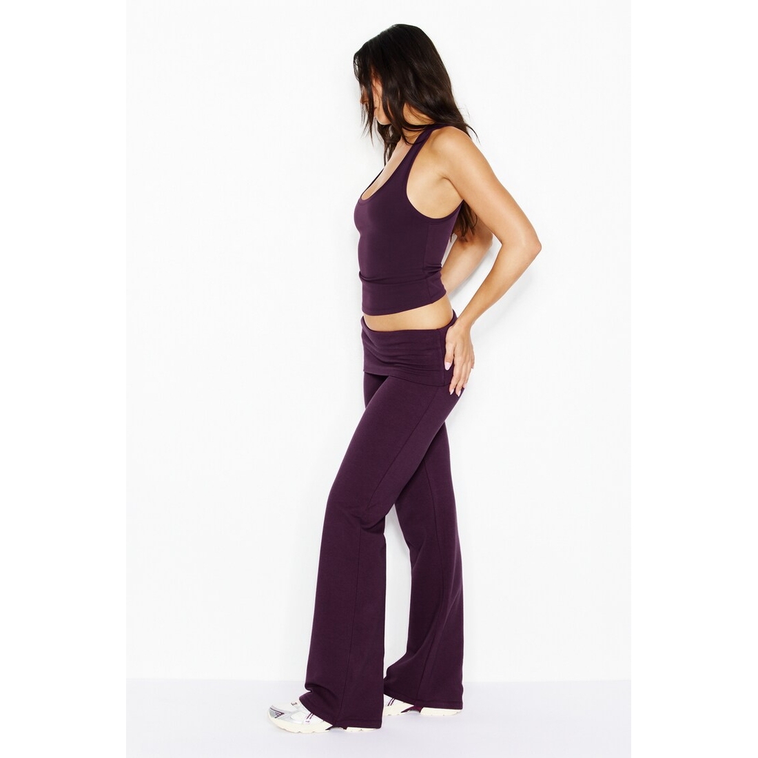 Garage StretchTerry™ Foldover Bootcut Pants