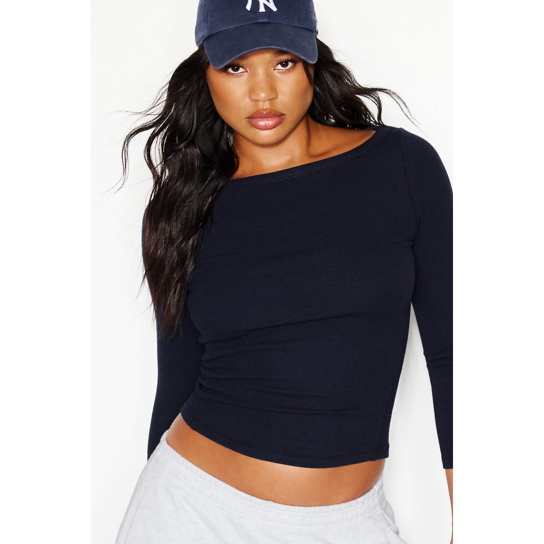 Garage SnatchRib 3/4 Sleeve Top