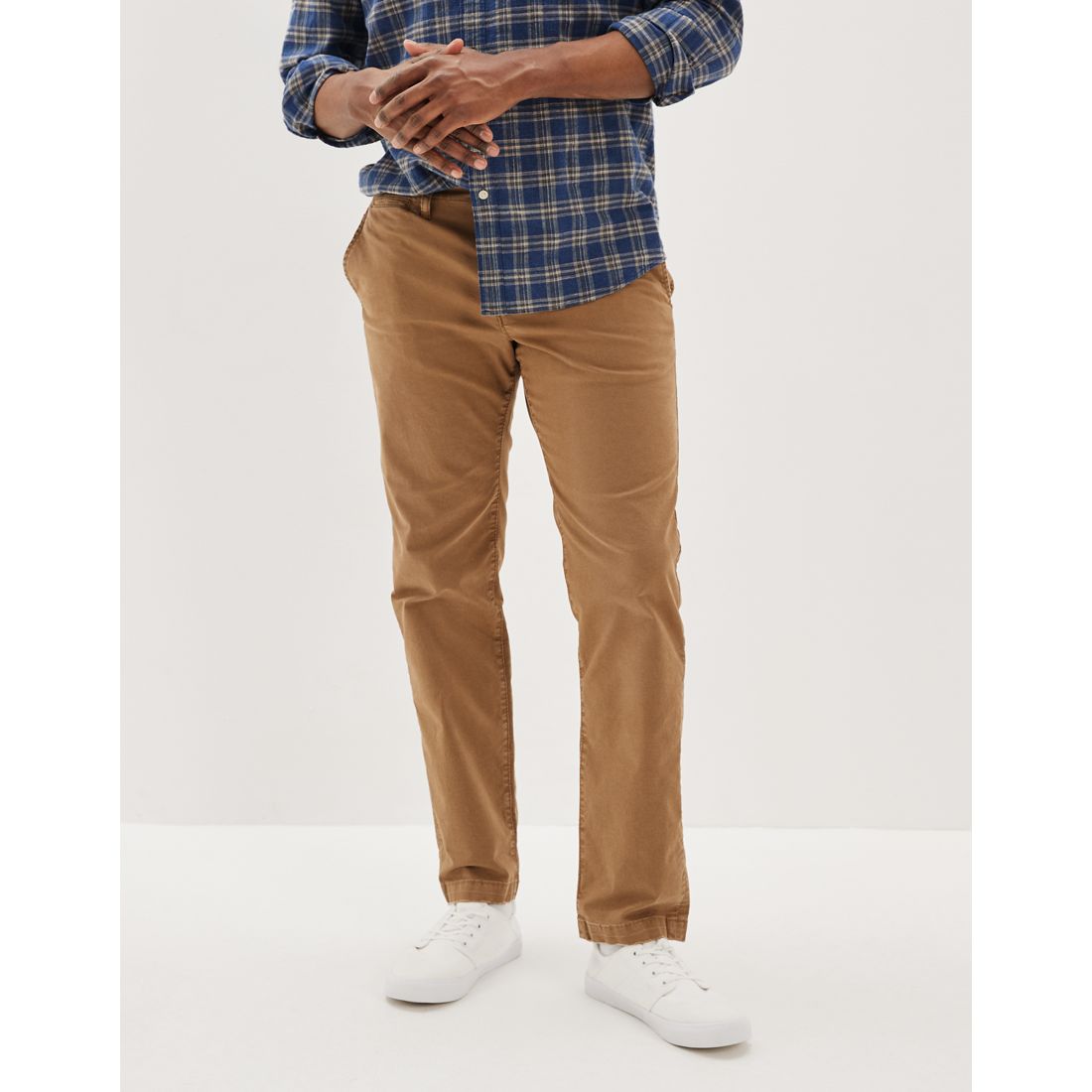 American Eagle AE Flex Original Straight Lived-In Khaki Pant
