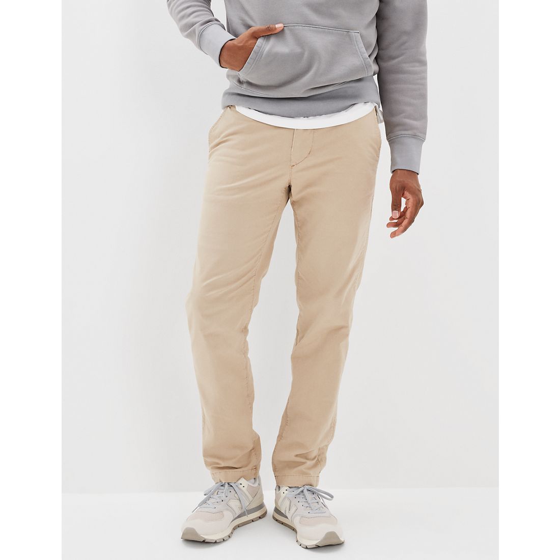 American Eagle AE Flex Original Straight Lived-In Khaki Pant