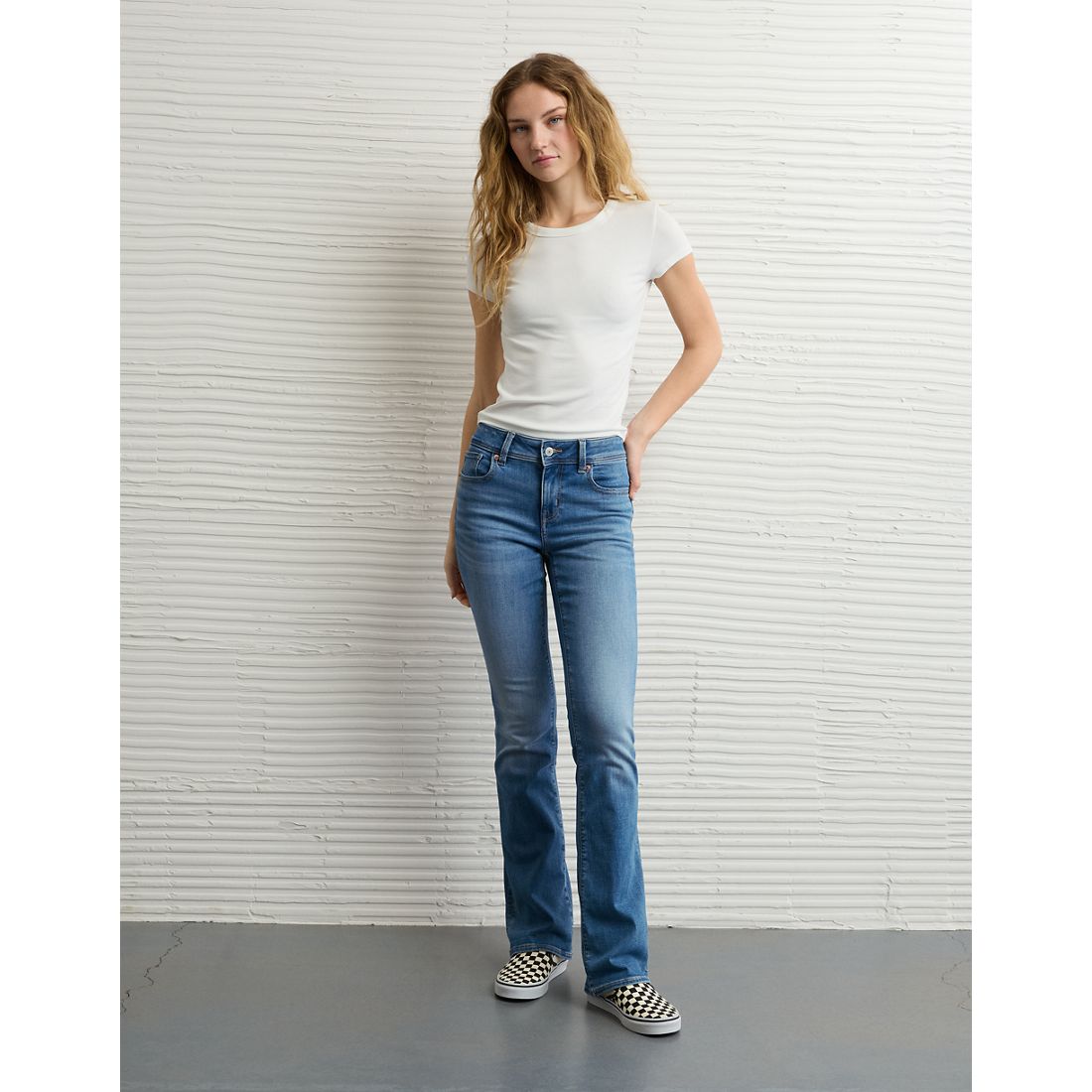 American Eagle AE Low-Rise Kick Bootcut Jean