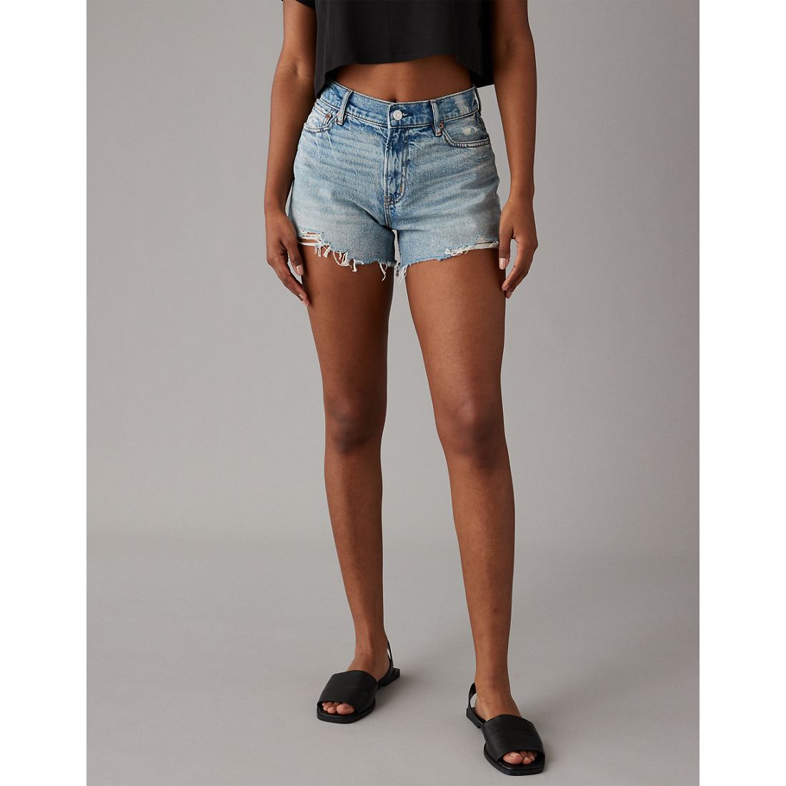 American eagle ripped jean shorts online