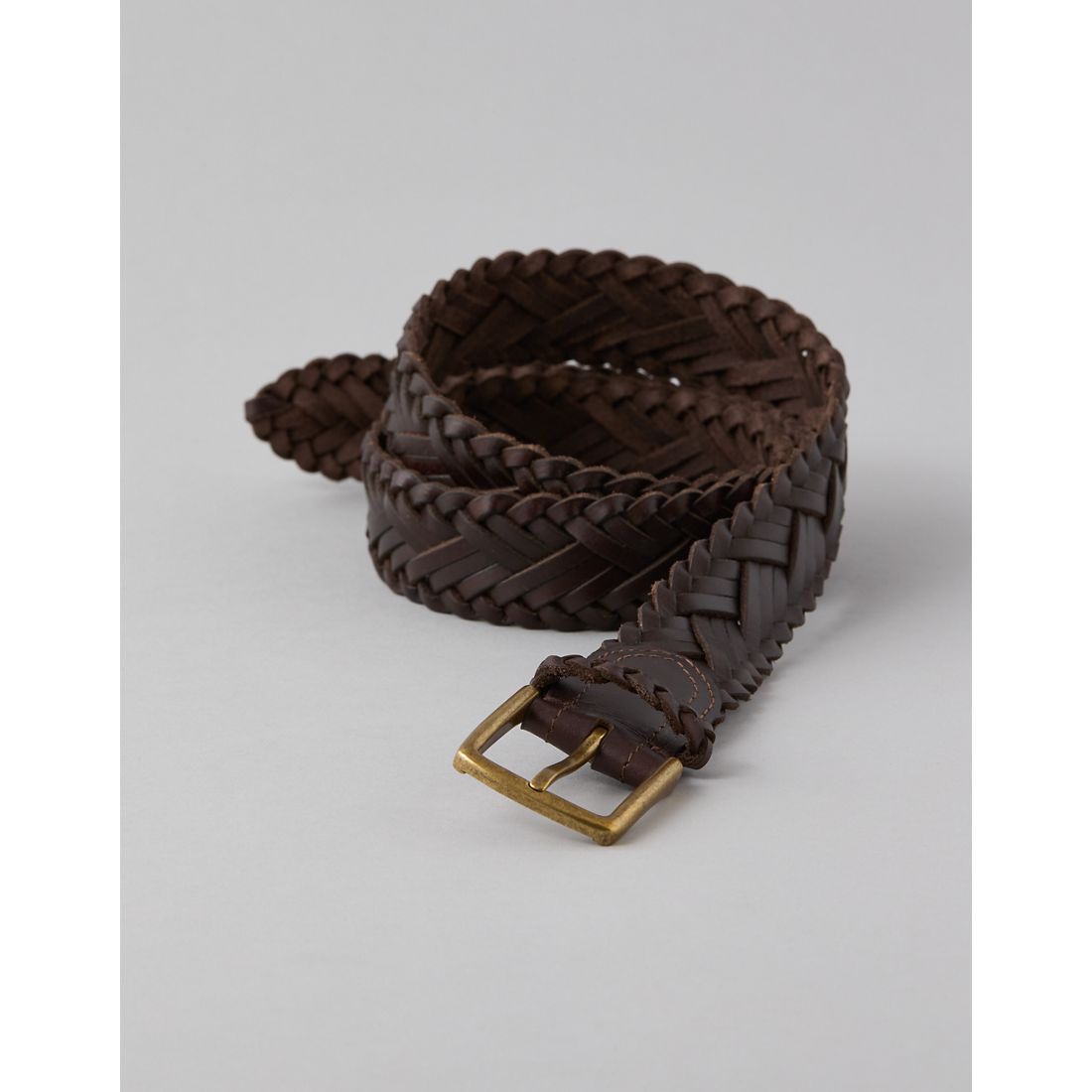 American Eagle AE Braided Leather Belt
