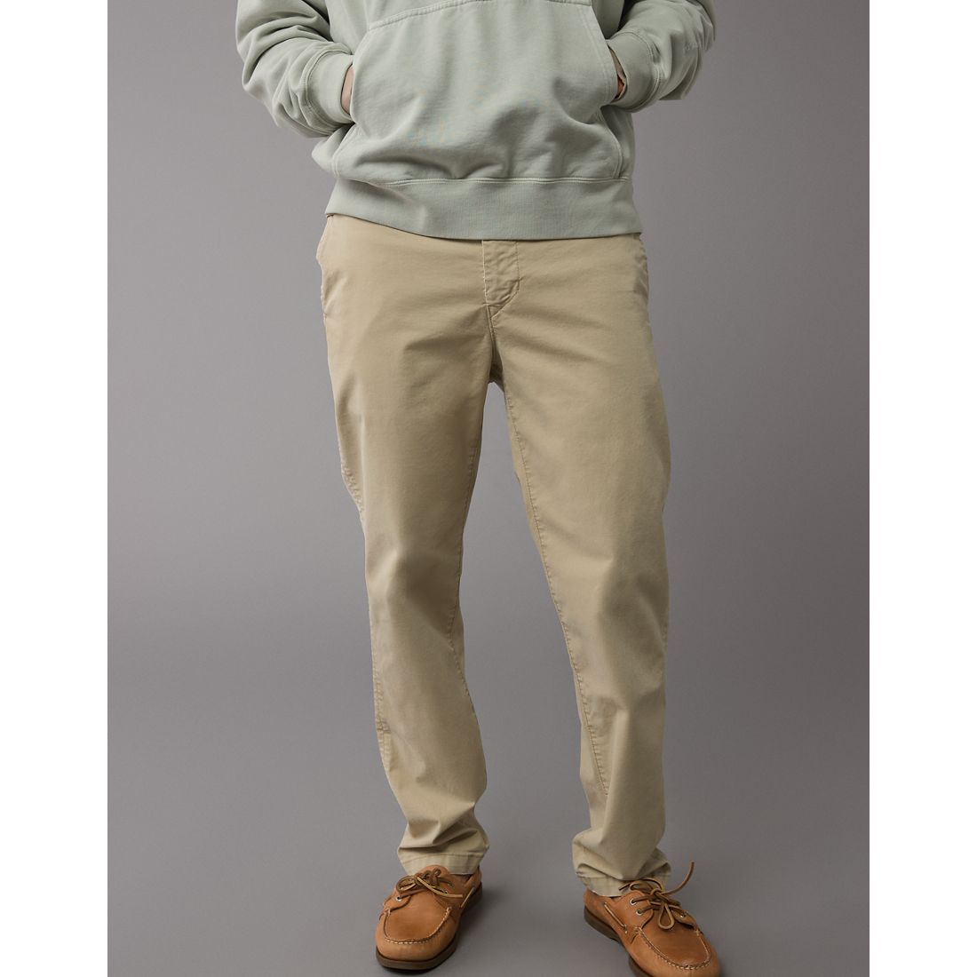 American Eagle AE Flex Slim Straight Lived-In Khaki Pant