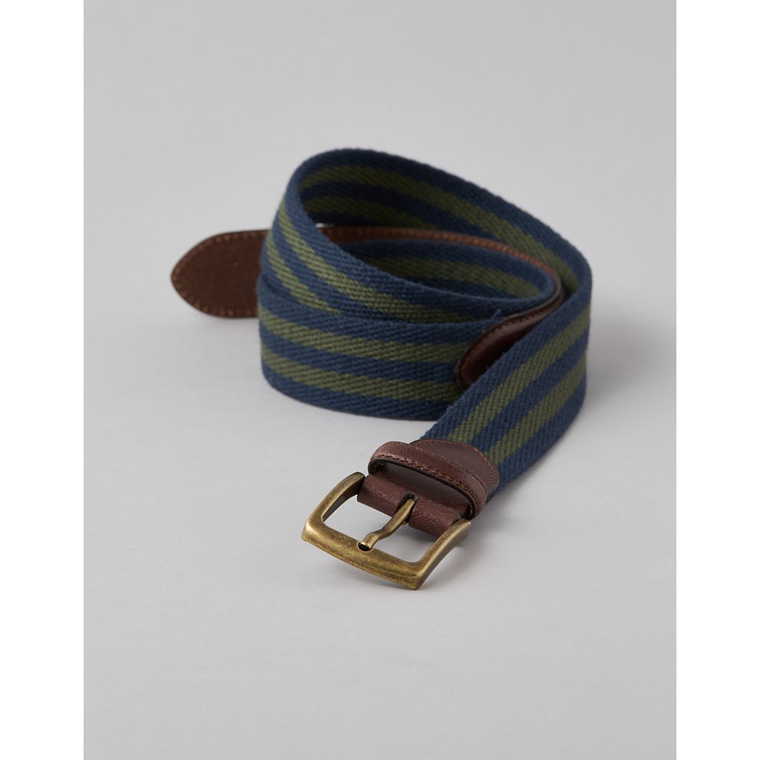 American Eagle AE Striped Web Belt