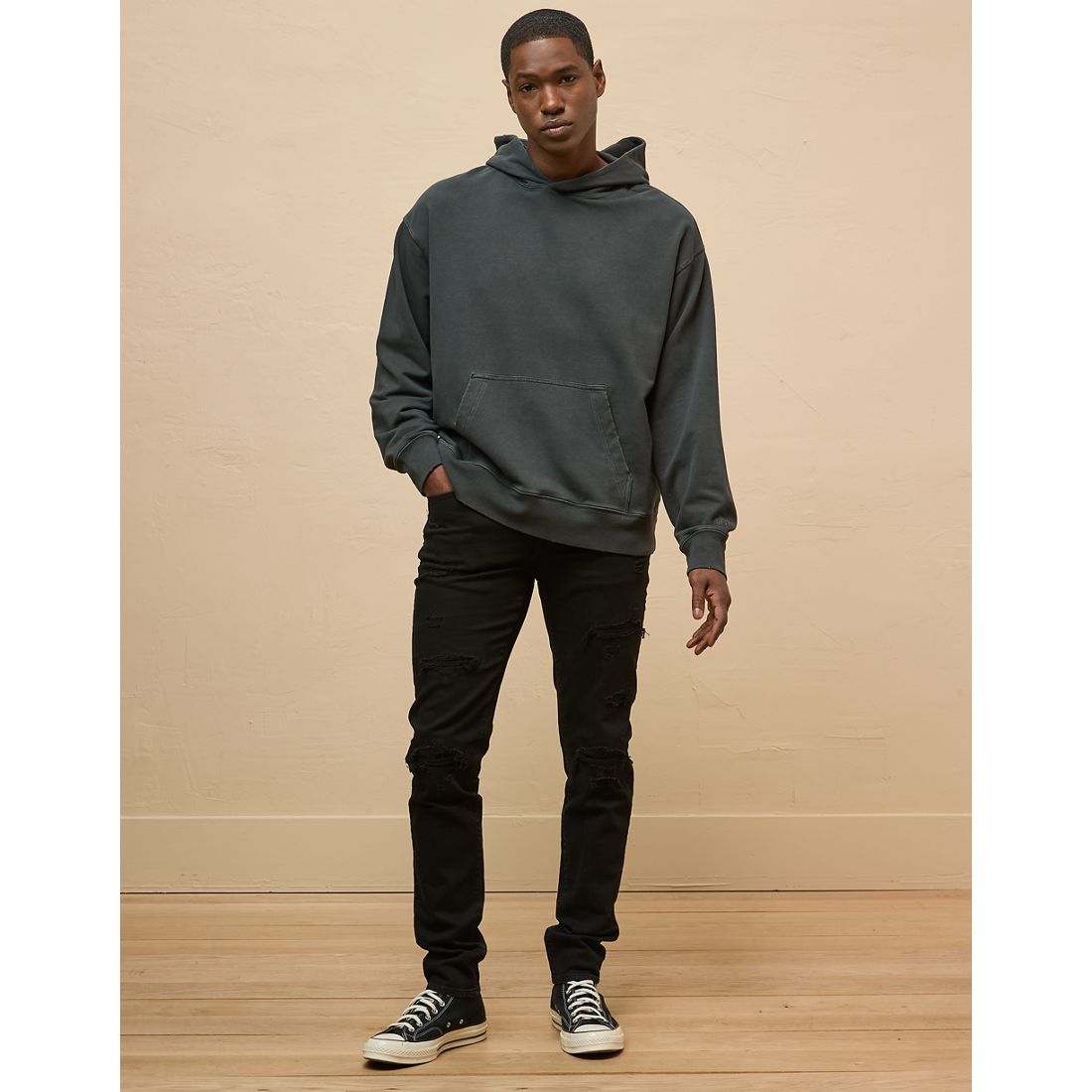 American Eagle AE Athletic Skinny Patched Jean