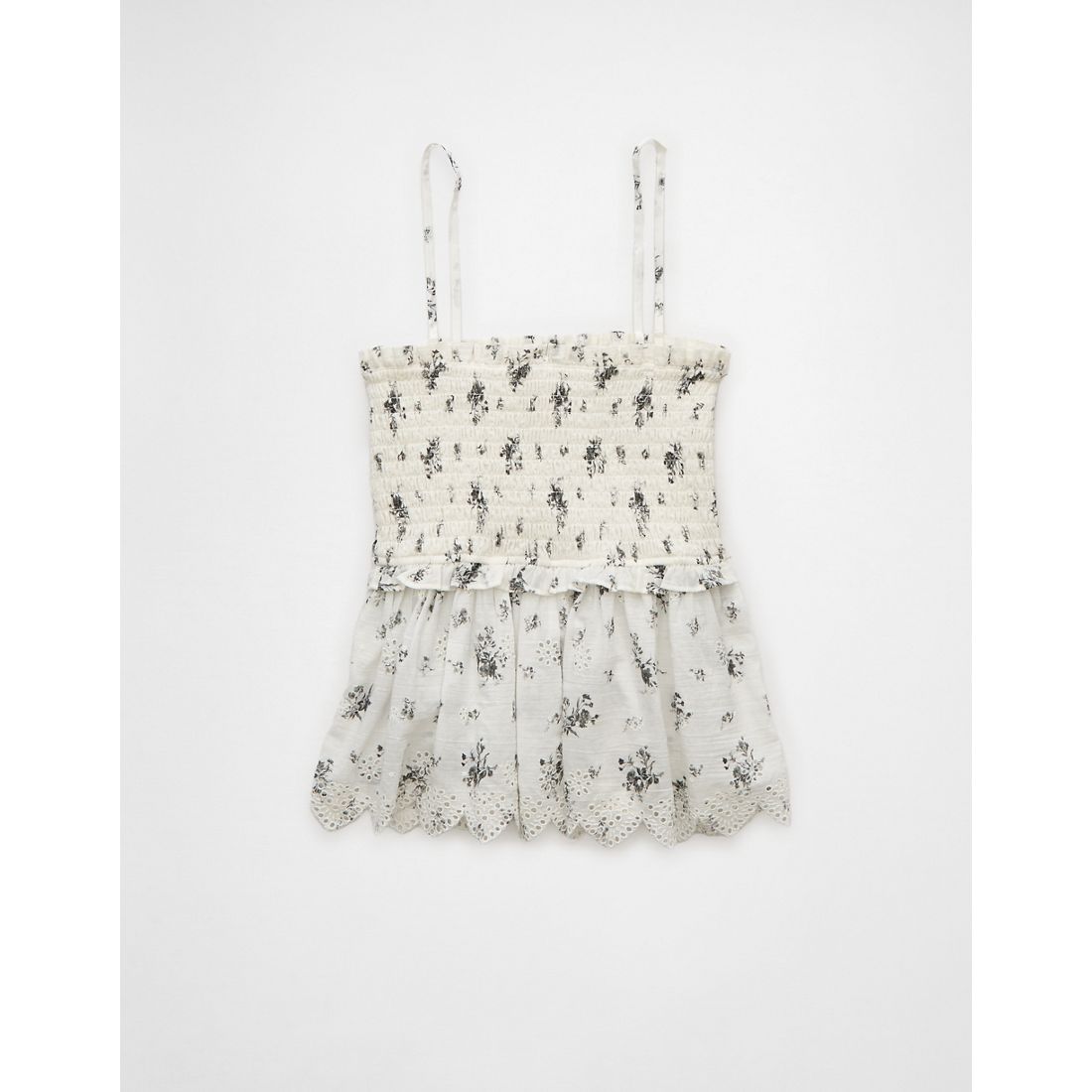 american eagle smocked tube top