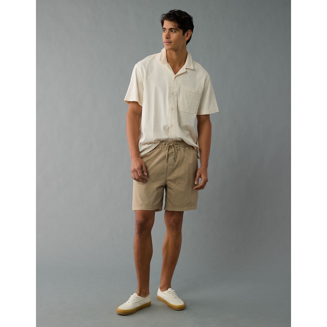 American Eagle AE 7" Flex Lived-In Pull-On Short