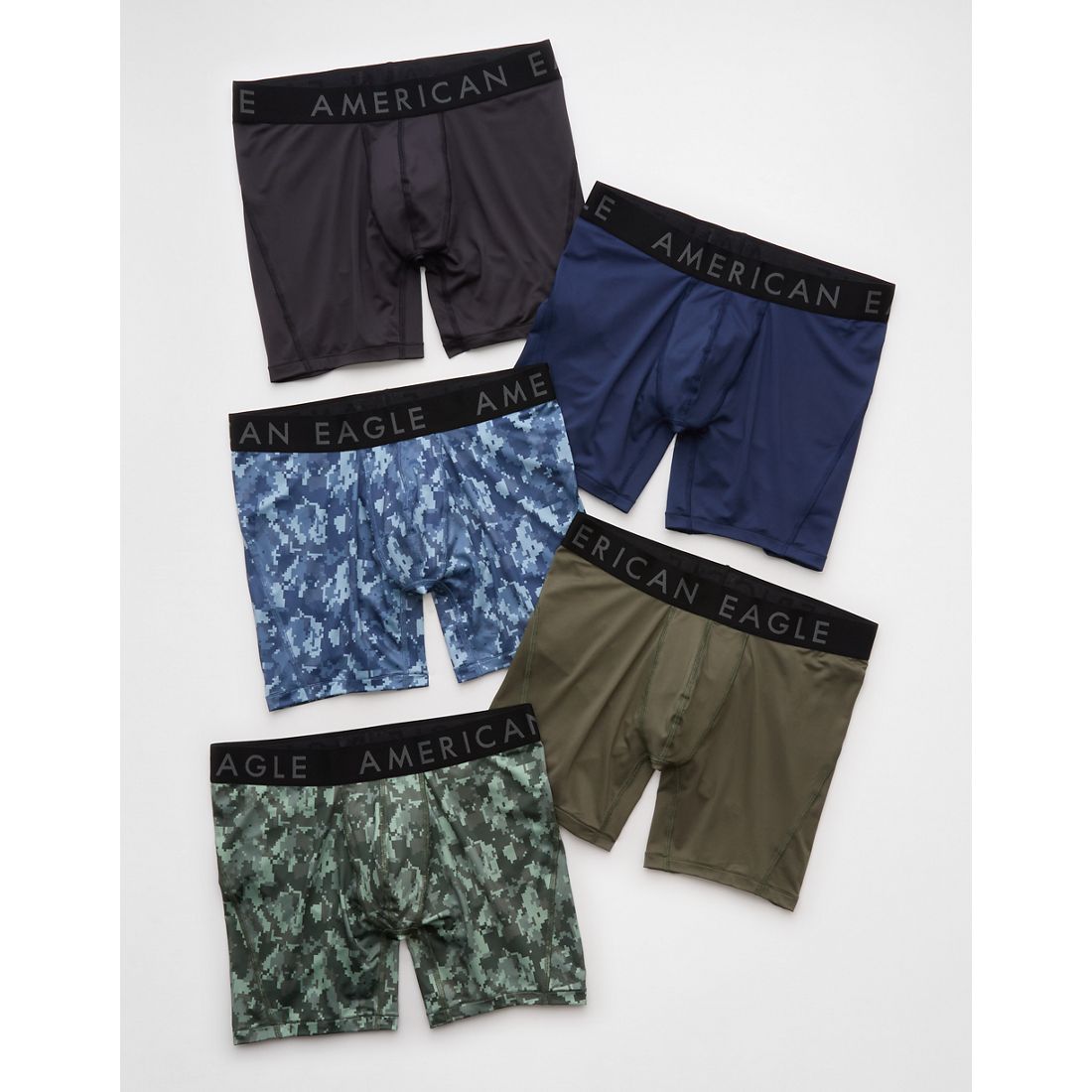 American Eagle AE 6" Flex Boxer Brief 5-Pack