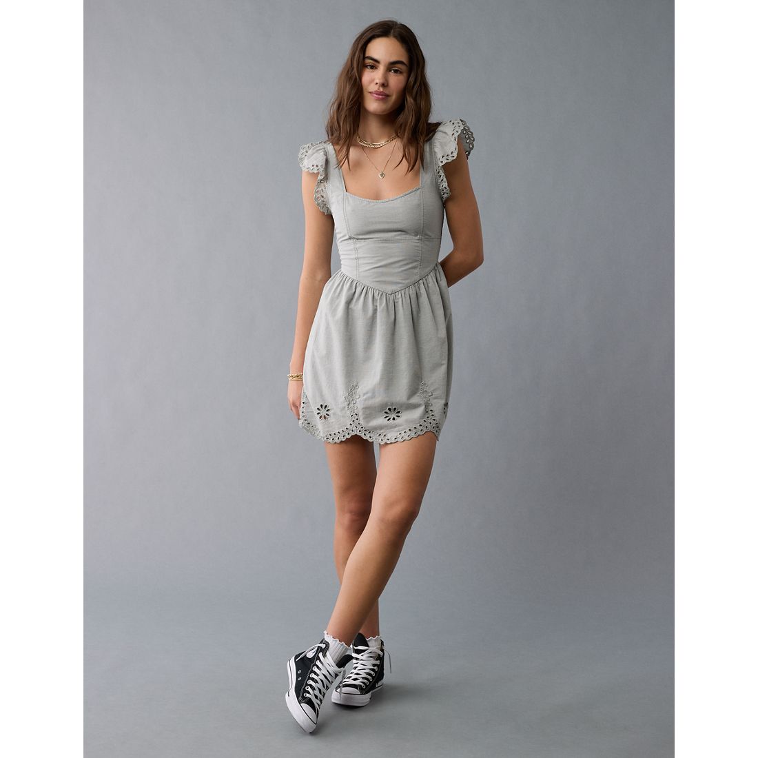 AE V-Waist Corset Mini Dress available now at Gloucester Premium Outlets®