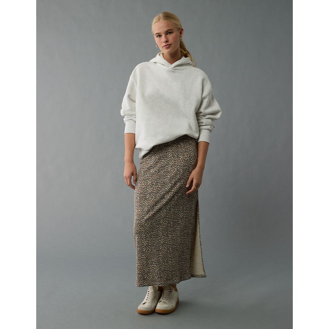 Ameri　OVER HIGH WAIST KNIT SKIRT Ameri（アメリ）の「OVER HIGH WAIST KNIT SKIRT（スカート