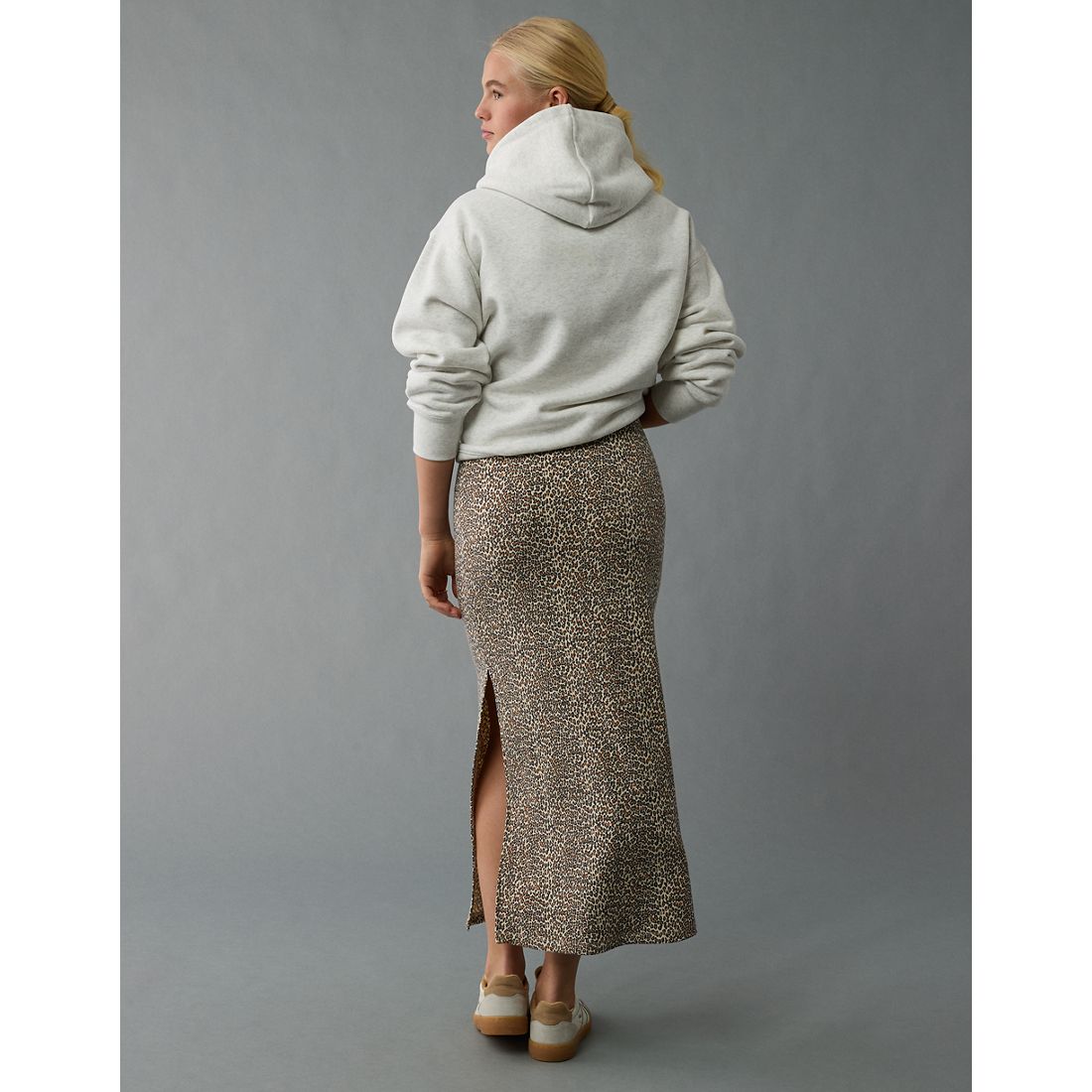 American Eagle Outfitters Leopard Midi Skirt Myntra American Eagle