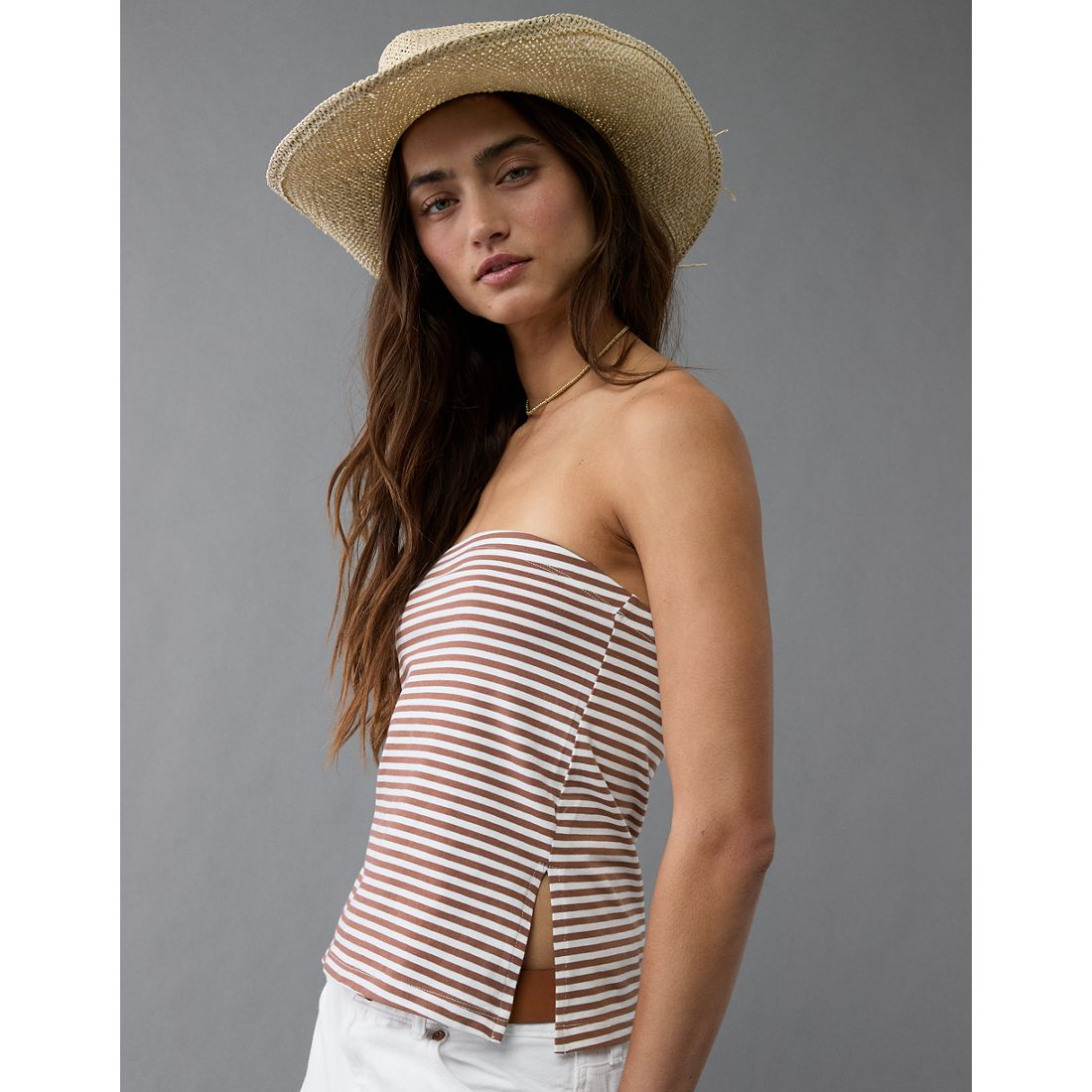 American Eagle AE Main Squeeze Side Slit Tube Top available American Eagle AE Main Squeeze Side Slit Tube Top available