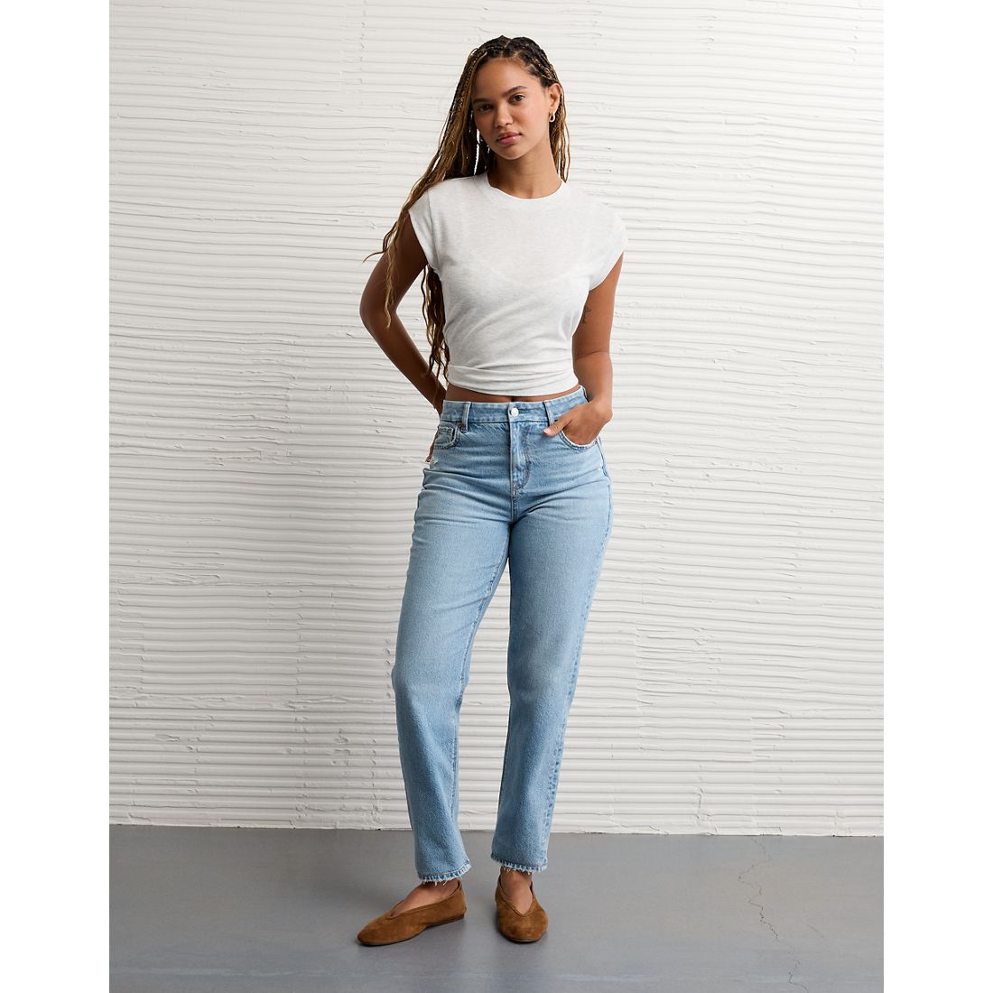American Eagle AE Curvy Mom Jean