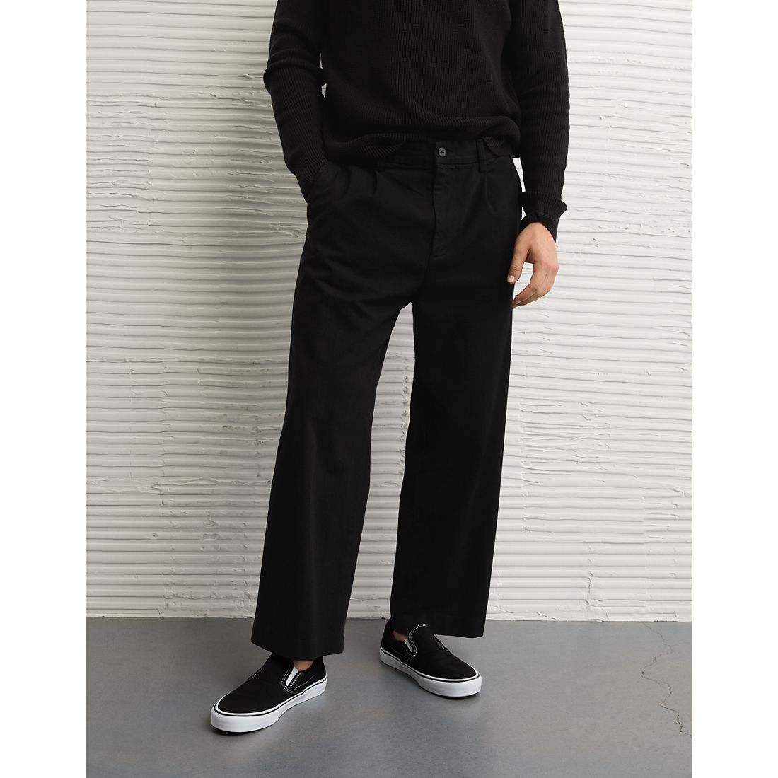 American Eagle AE Loose Cropped Trouser Pant