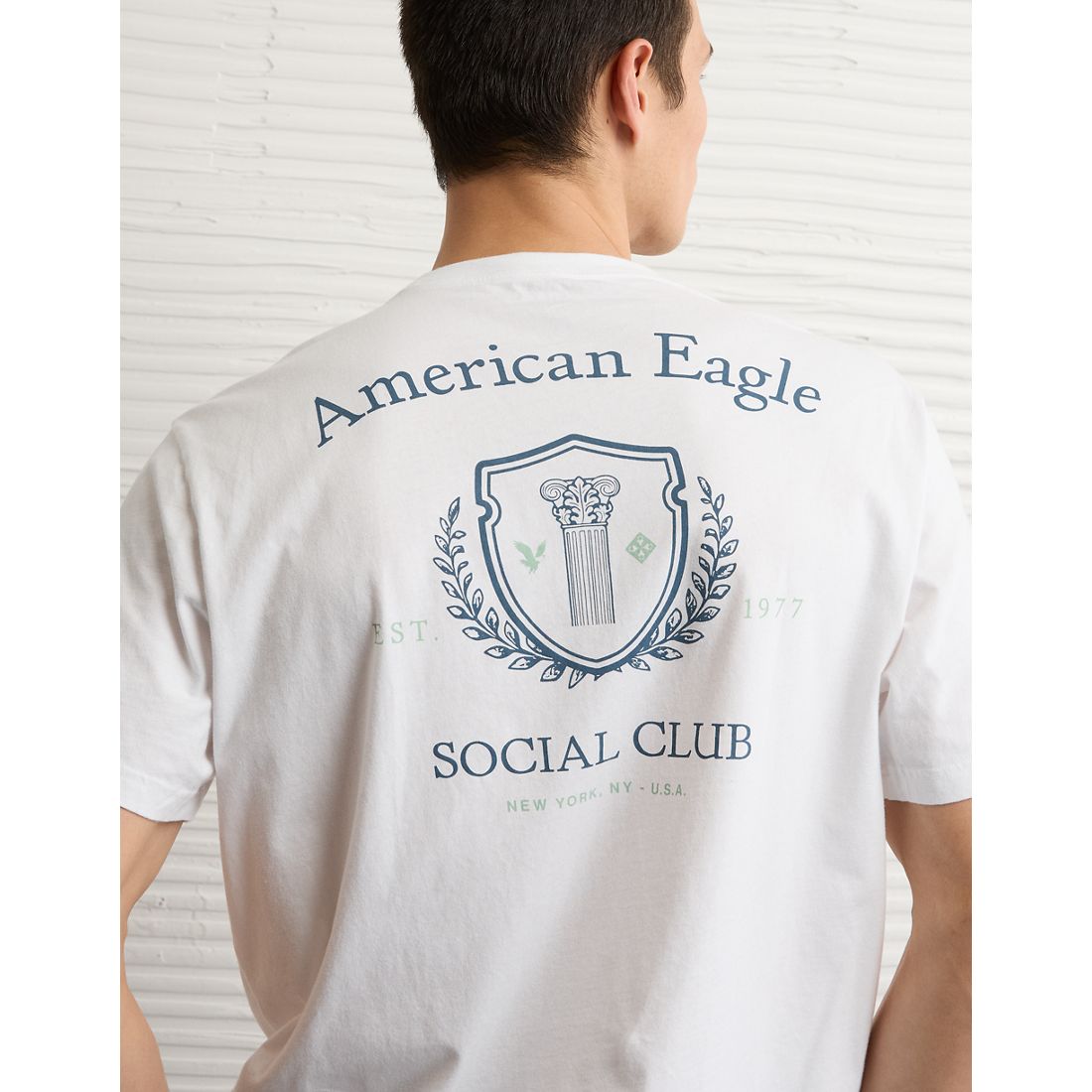 American Eagle AE Standard Fit Logo Graphic T-Shirt available now
