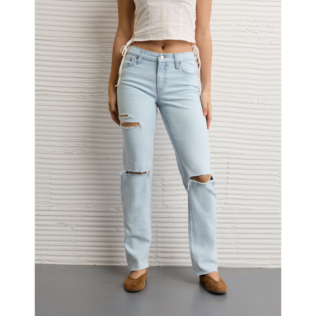American Eagle AE High-Waisted Straight Jean
