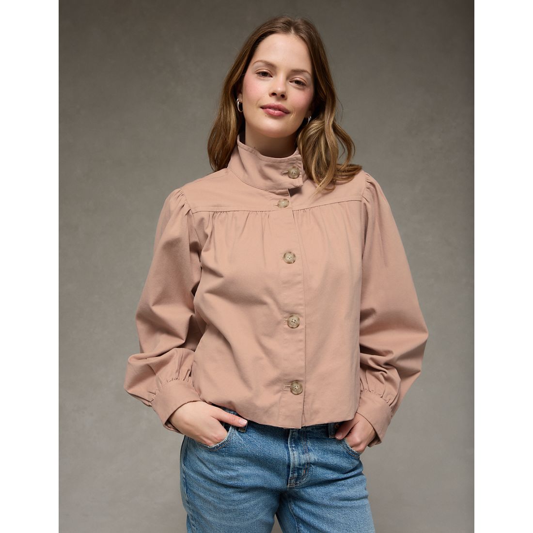 American Eagle AE Twill Swing Jacket