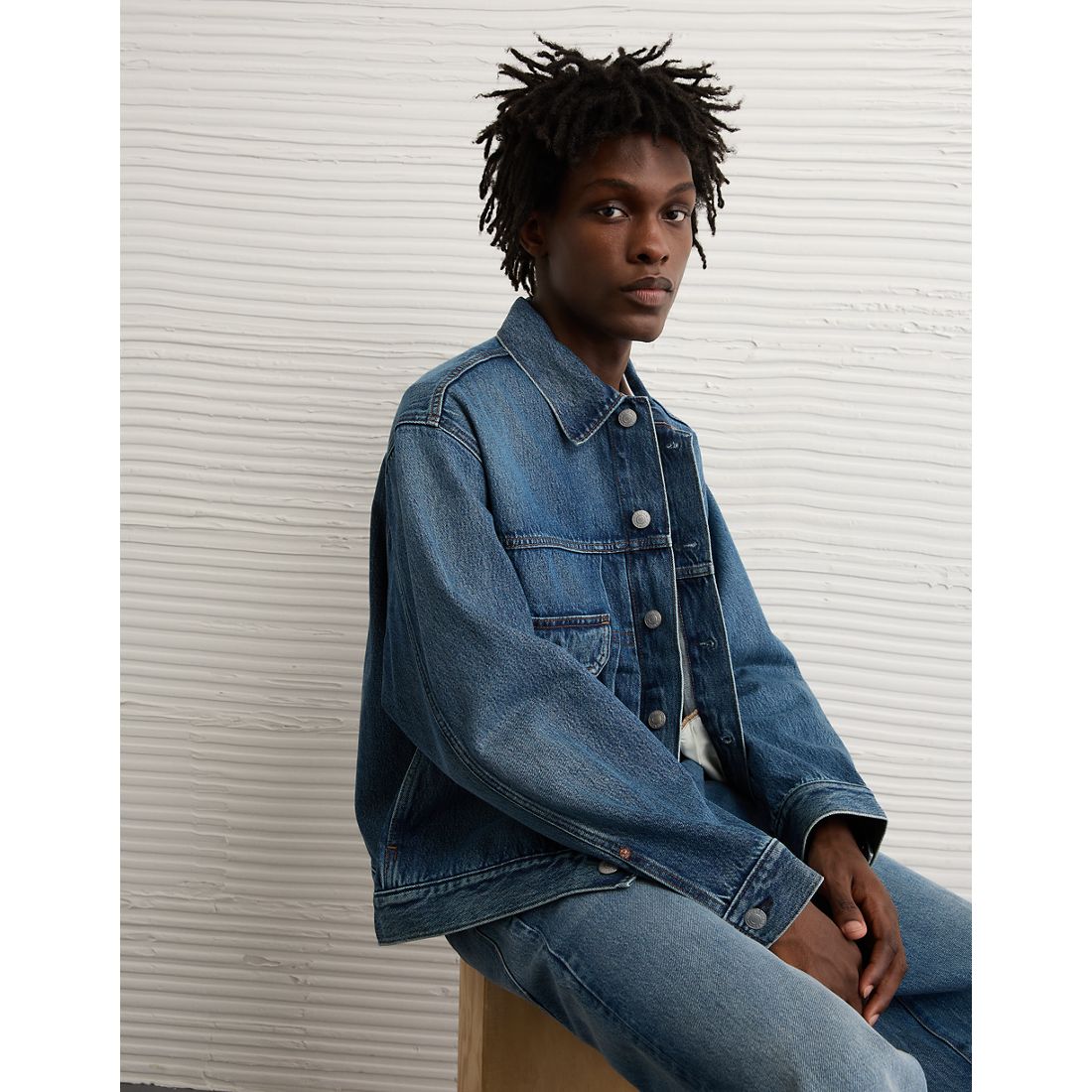 American Eagle AE Denim Trucker Jacket