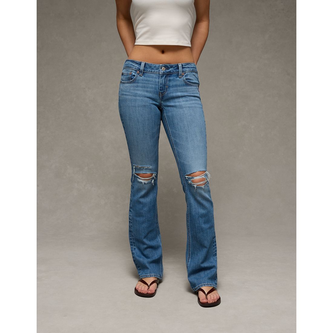 American Eagle AE Super Low-Rise Kick Bootcut Jean