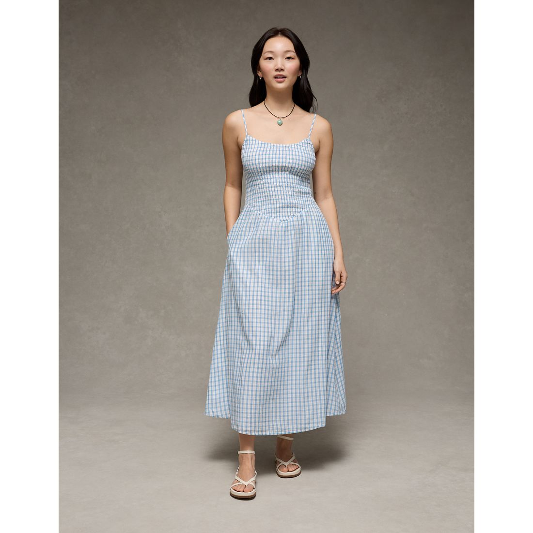 green emerald velvet dress American Eagle Womens U-0395-7260-300 Collared Shirt Midi Dress M Green:  Buy Online at Best Price in UAE