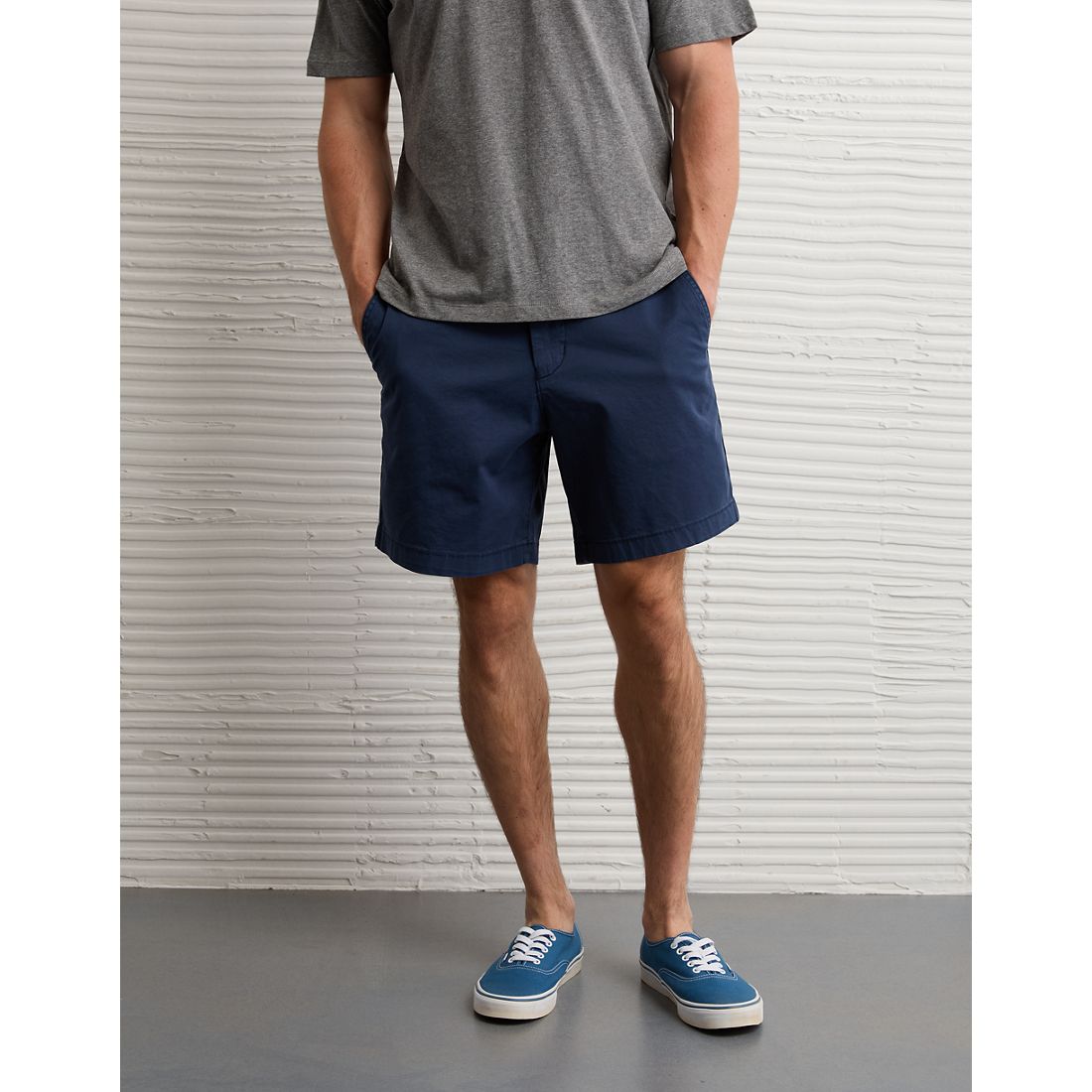 American Eagle AE 7" Flex Lived-In Khaki Short