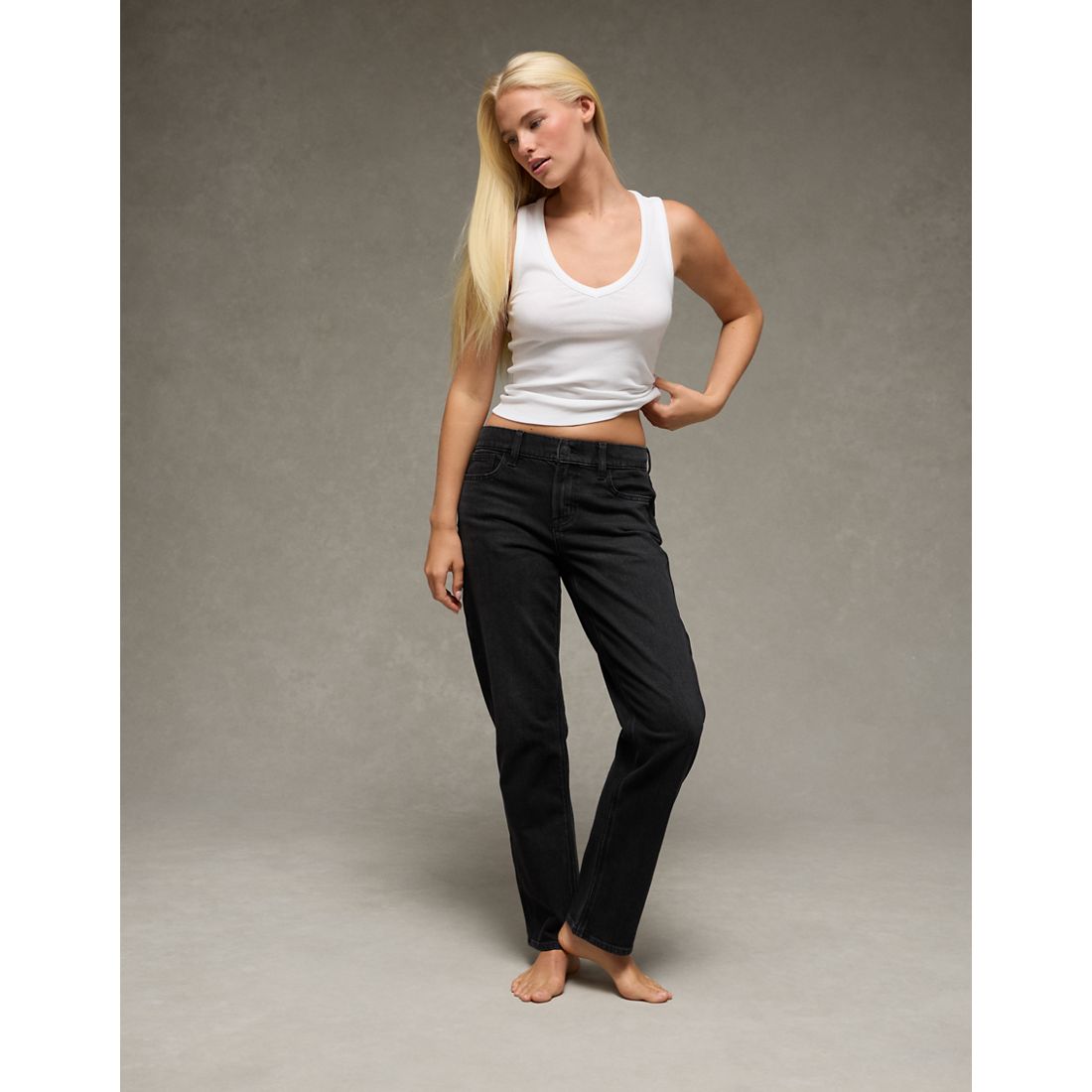 American Eagle AE High-Waisted Straight Jean