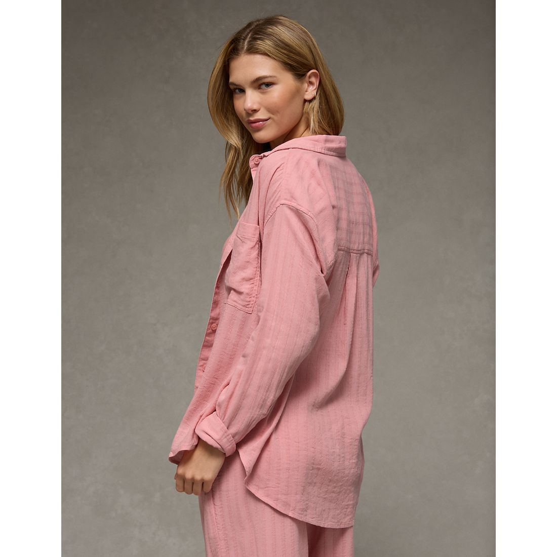 American Eagle AE Perfect Button-Up Shirt