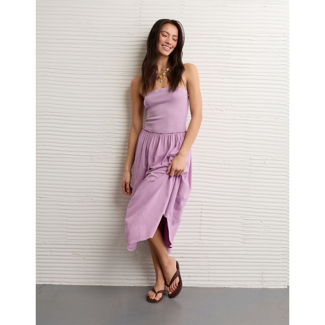 knit floral maxi dress WELLINGTON MAXI DRESS | TERRACE GREEN GO WITH THE FLOW ENGINEERED KNIT main image 1