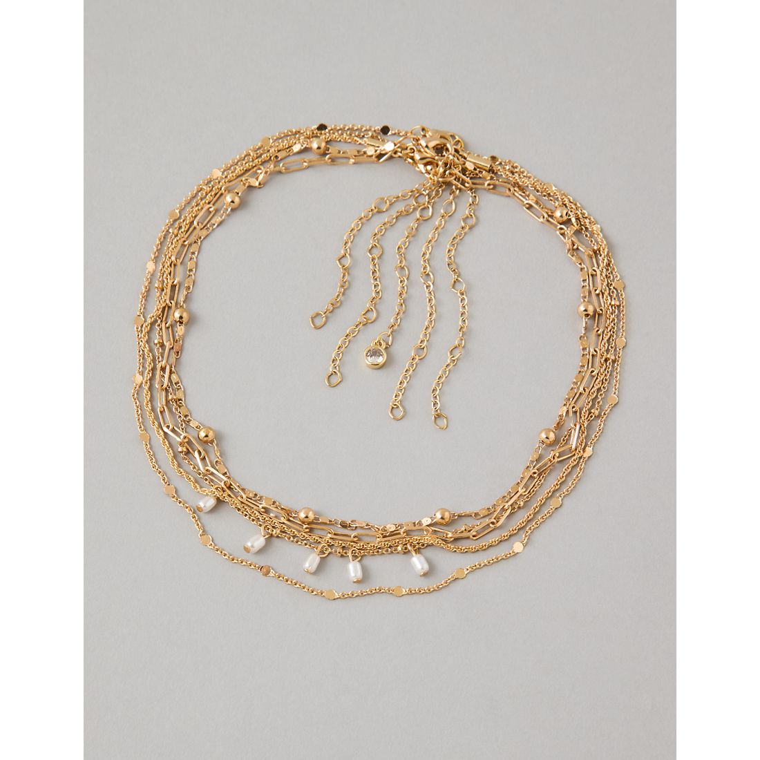 American Eagle AE Pearl Choker Necklace 5-Pack