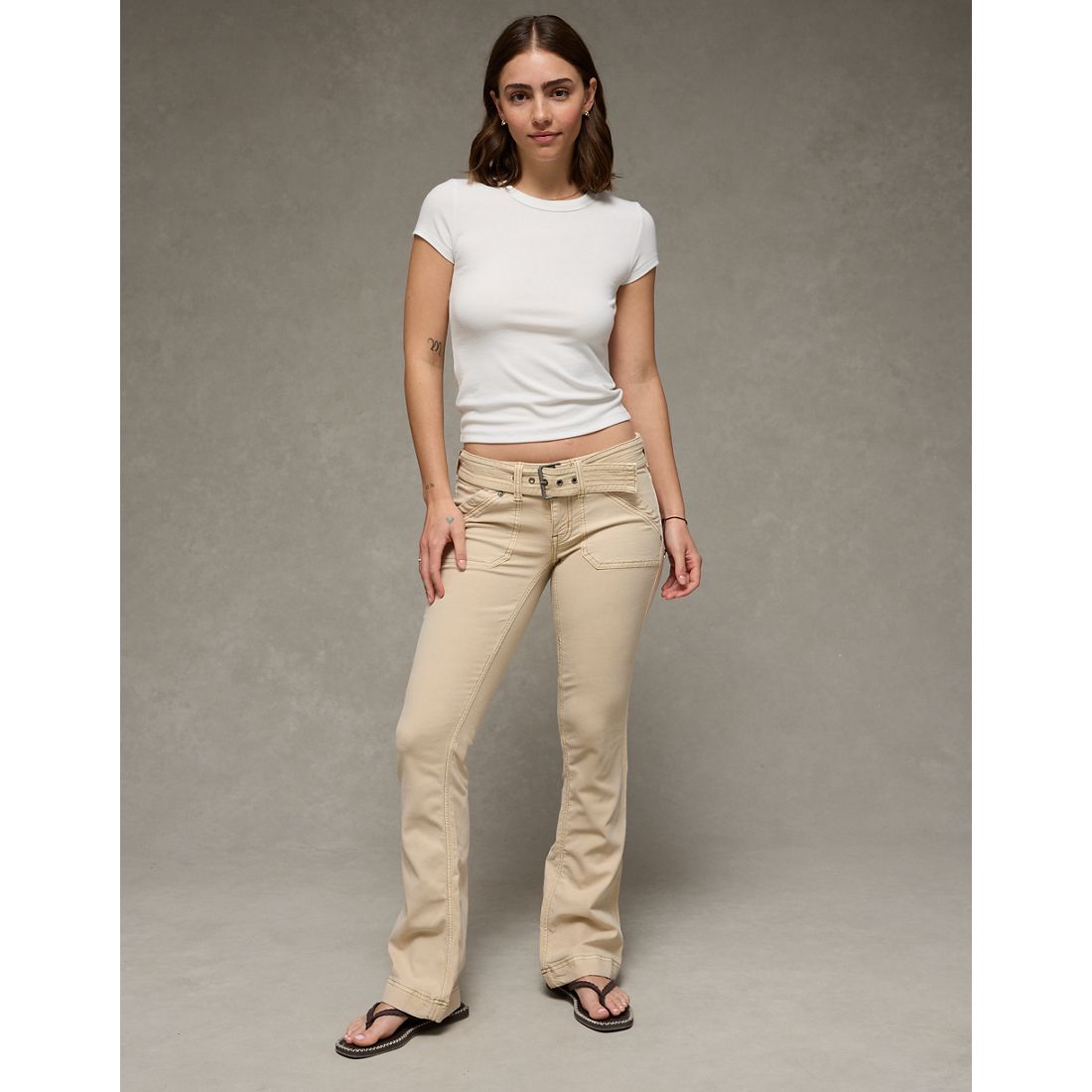 American Eagle AE Super Low-Rise Kick Boot Pant