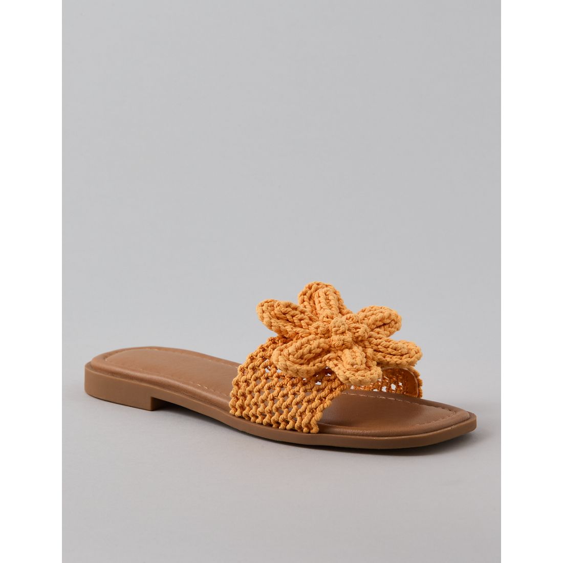 American Eagle AE Crochet Flower Sandal
