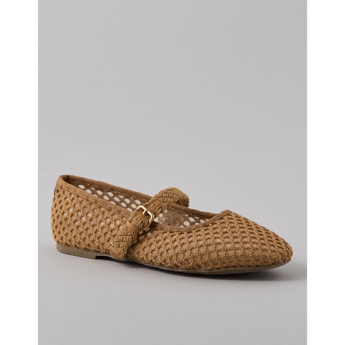 American Eagle AE Crochet Mary Jane Flat