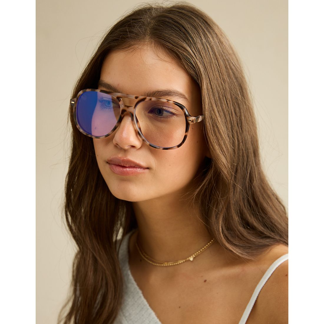 American Eagle AE Aviator Blue Light Eyeglasses
