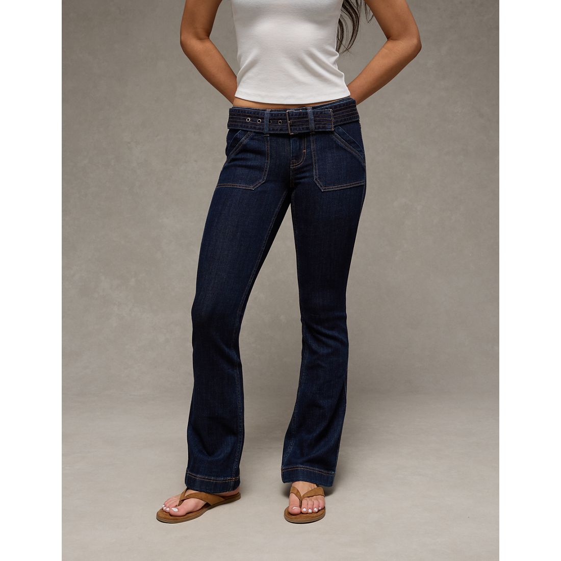 American Eagle AE Super Low-Rise Kick Boot Jean